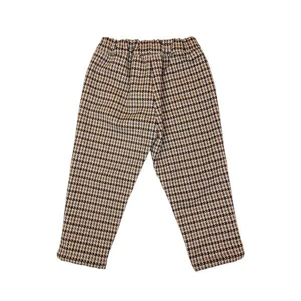 Brown Plaid Pants