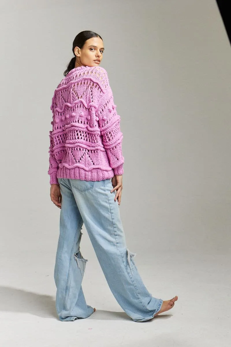 CANDY LOLLY POP CREW NECK SWEATER