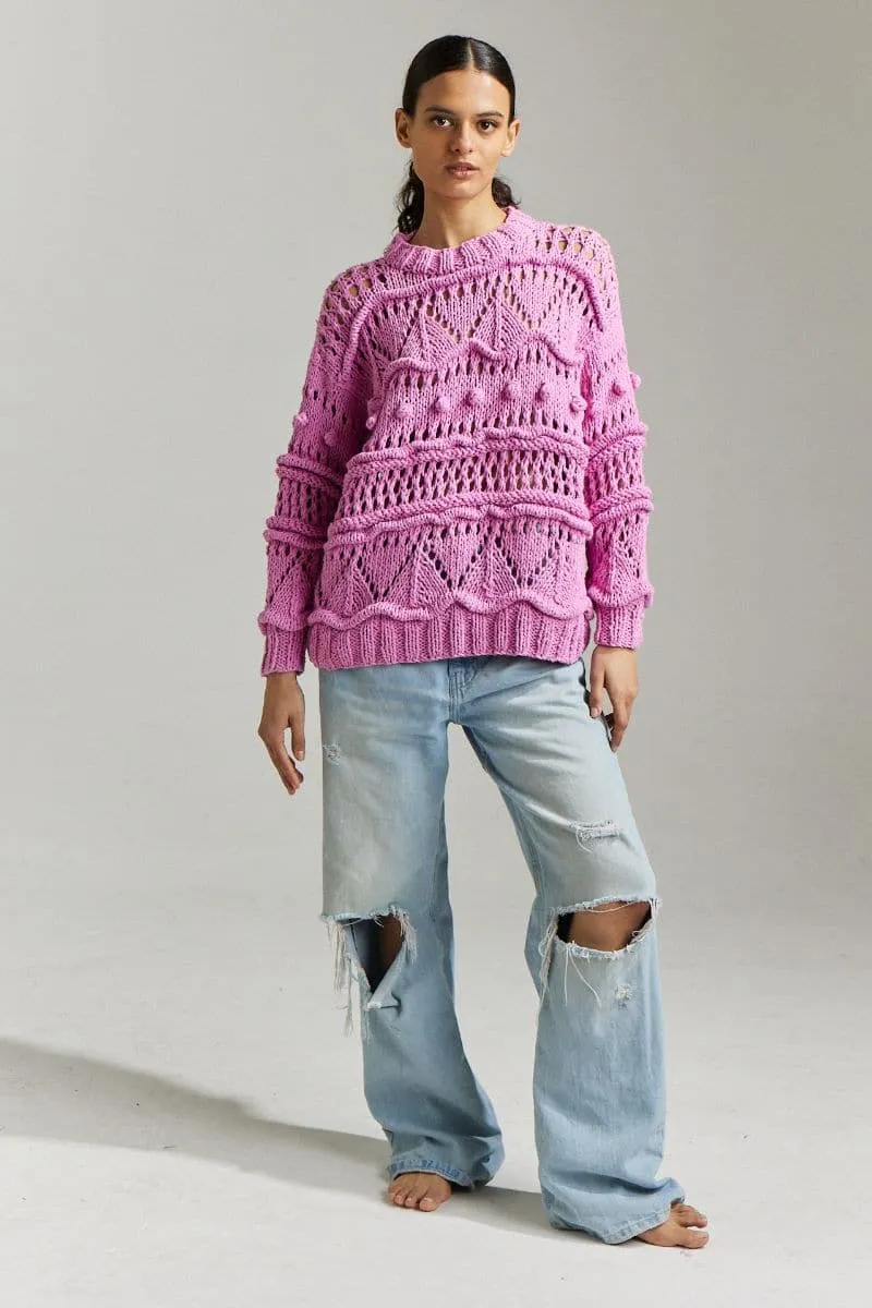 CANDY LOLLY POP CREW NECK SWEATER