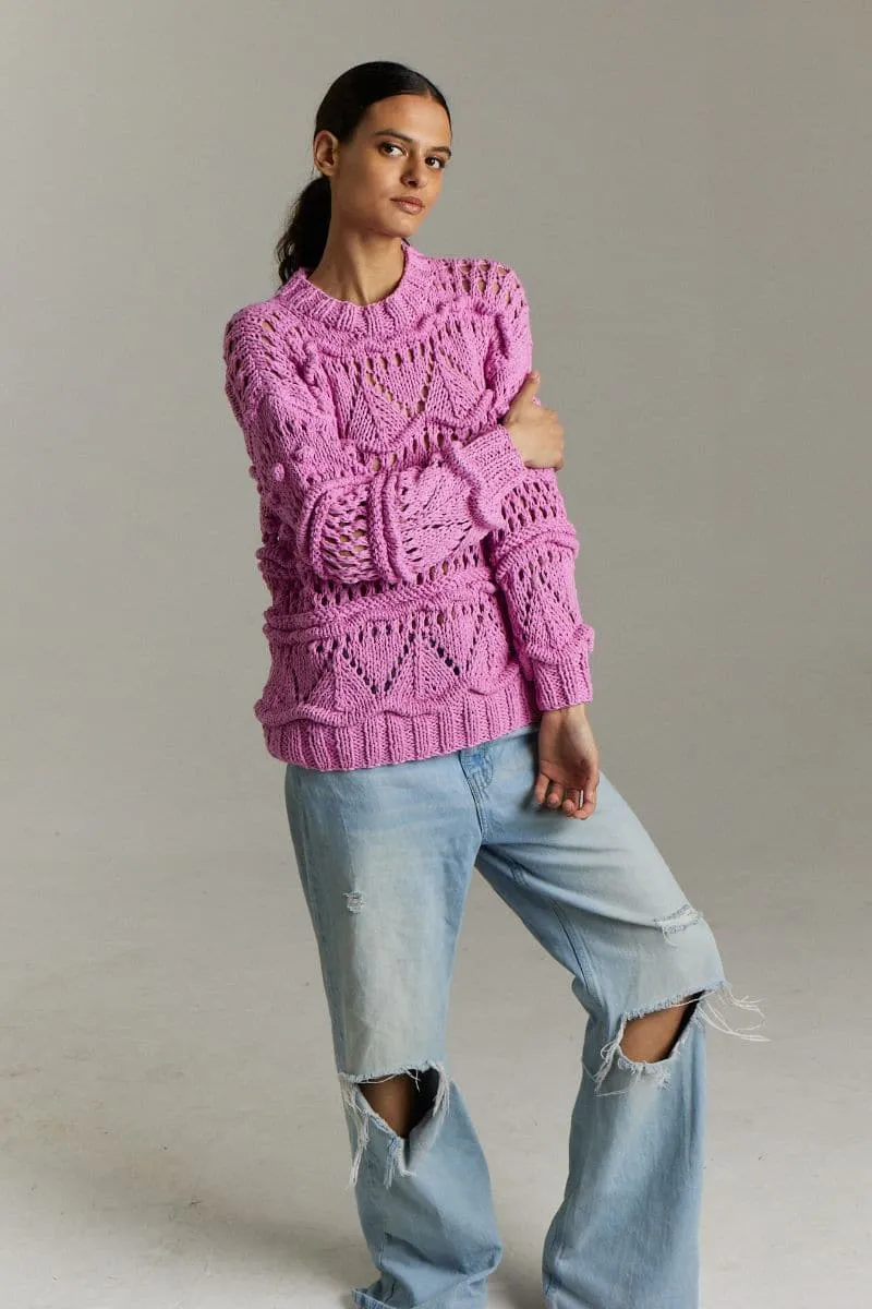 CANDY LOLLY POP CREW NECK SWEATER