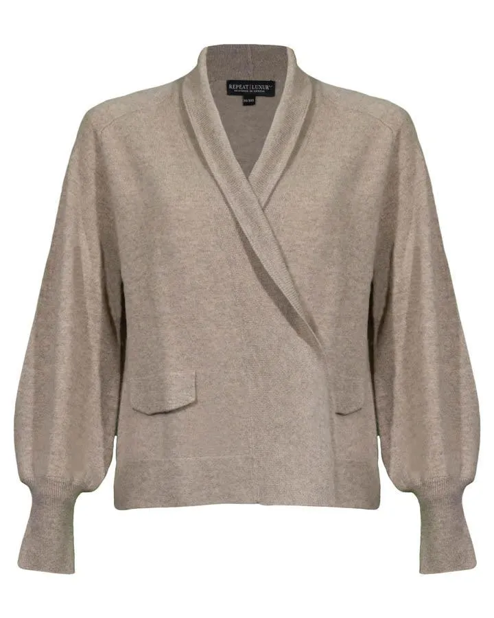 Cashmere Open Front Cardigan