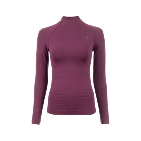 Cavallo Emica Mock Neck Base Layer - Dusty Violet