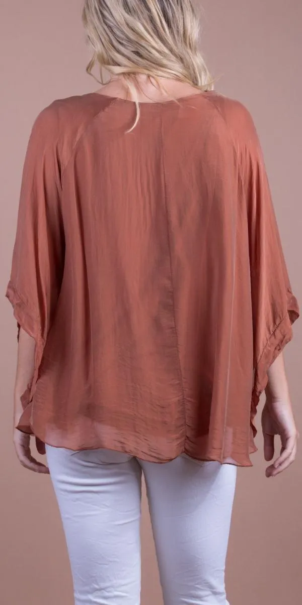 Coletta Silk Top