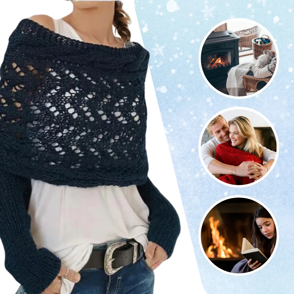 Cozy Knitted Shrug Sweater