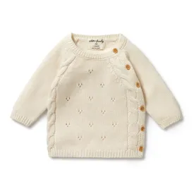 Ecru Knitted Sweater & Legging/Wilson & Frenchy