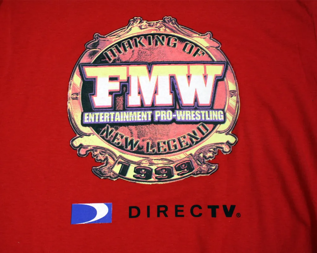 FMW ENTERTAINMENT RED T-SHIRT LG