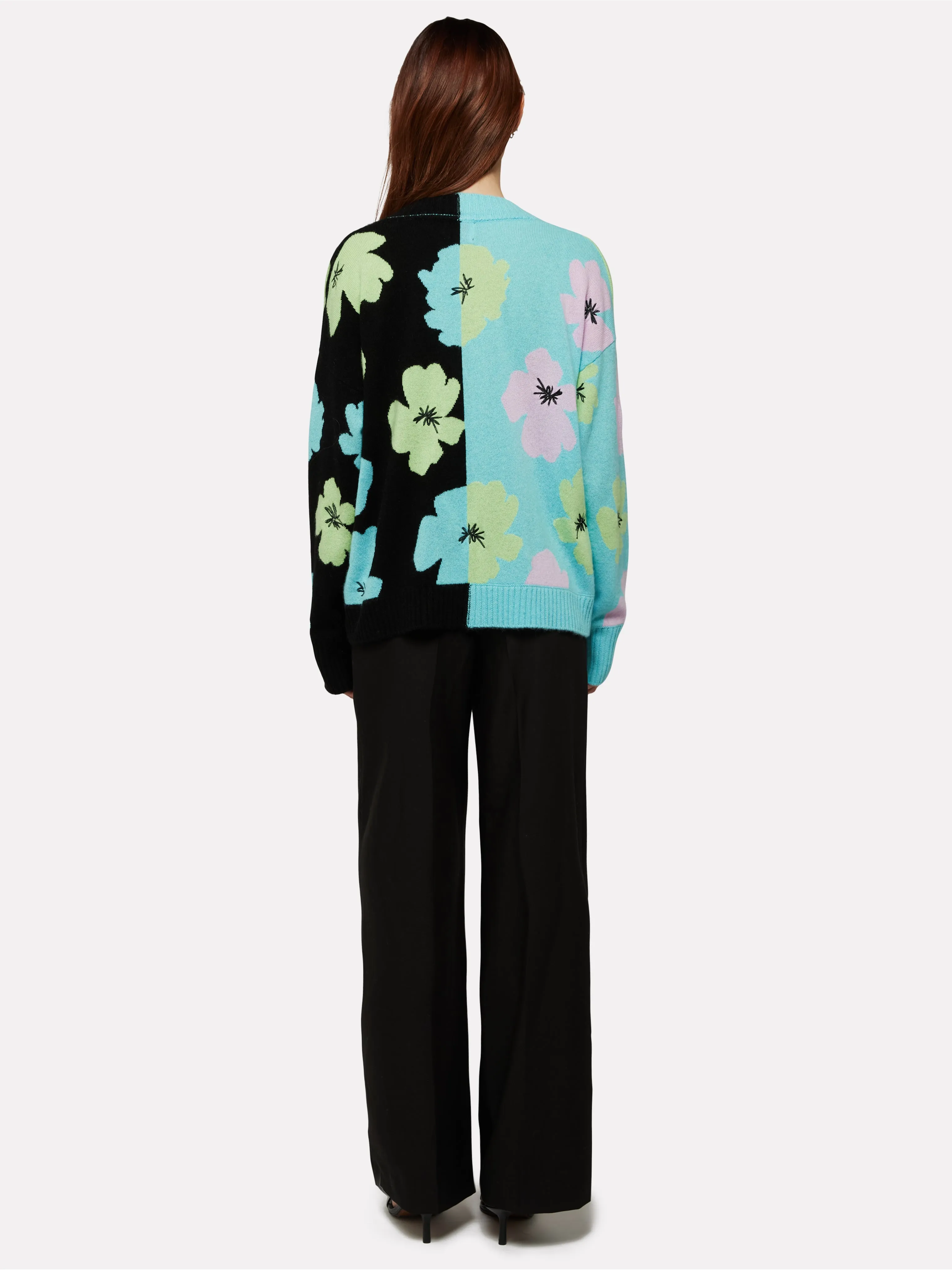 Funky Floral Cashmere Cardi