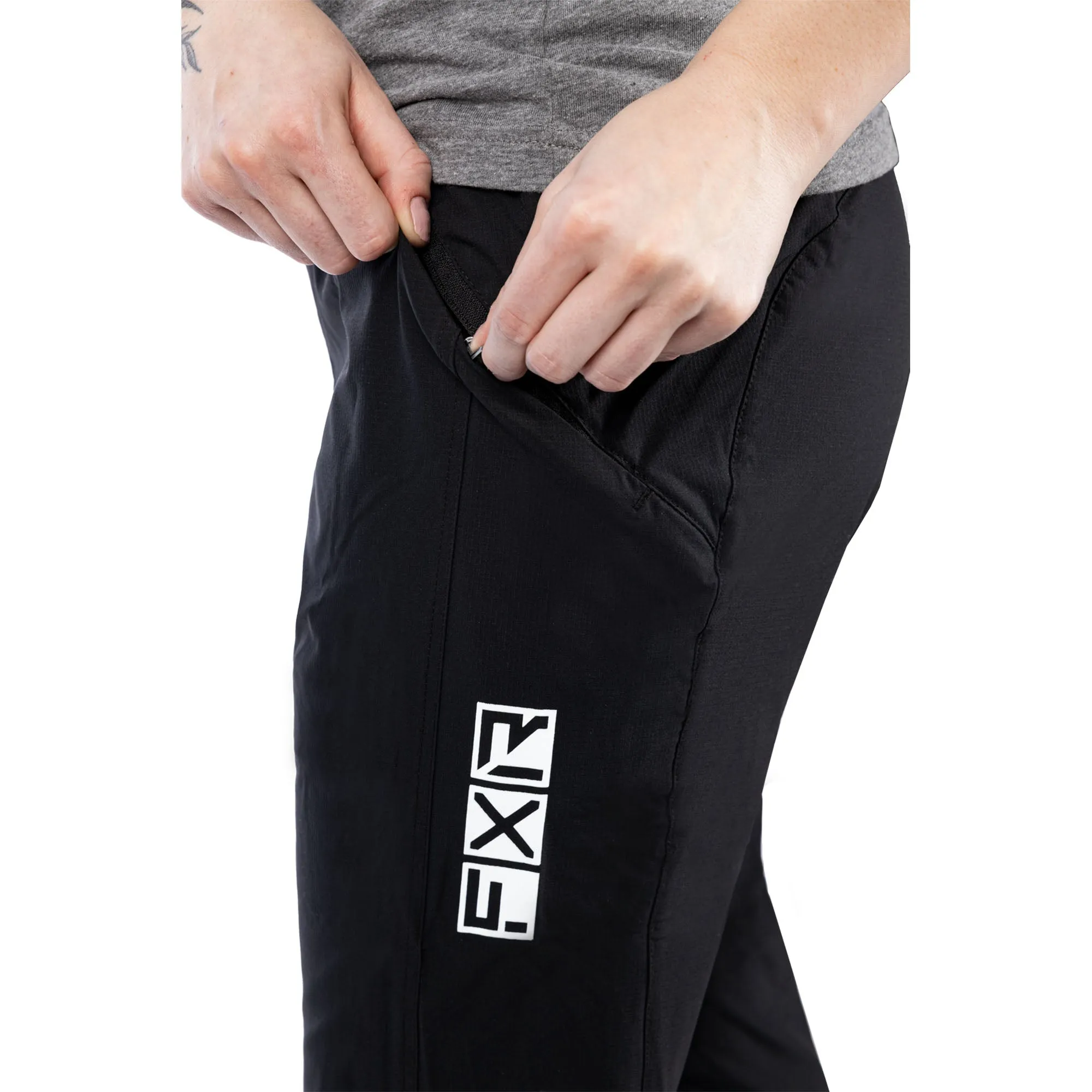 FXR Ride Pack Snowmobile Pants Black