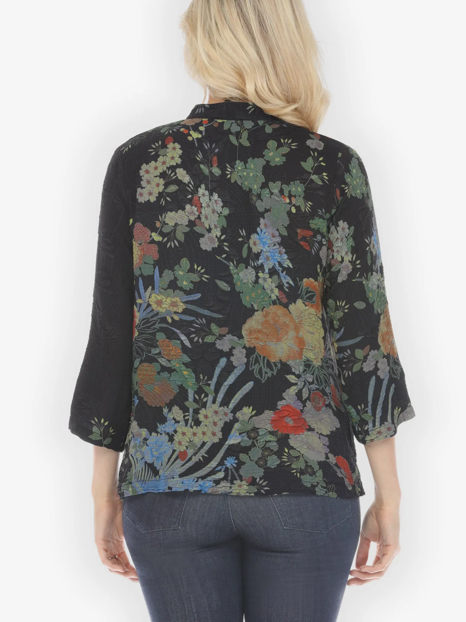 Garden of Hope Hand Dyed Silk Blouse