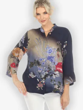 Garden of Hope Silk Blouse