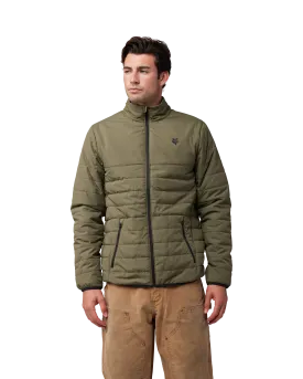 Howel Puffy Jacket in Olive Green