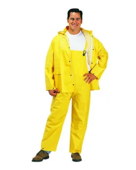 Liberty - Durawear 2 Layer Pvc/Polyester 3-Piece Yellow Rainsuit