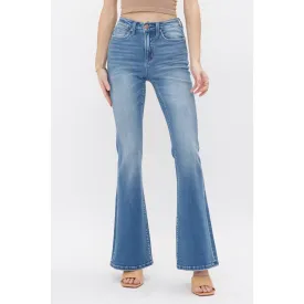 MD VERDITE HIGH RISE FLARE JEANS