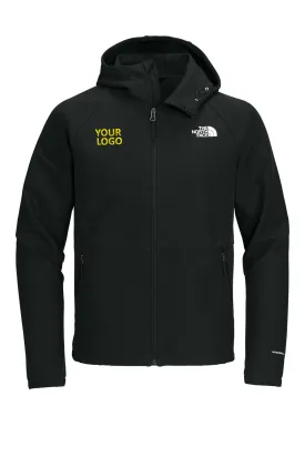 North Face Barr Lake Hooded Soft Shell Jackets, Black Heather