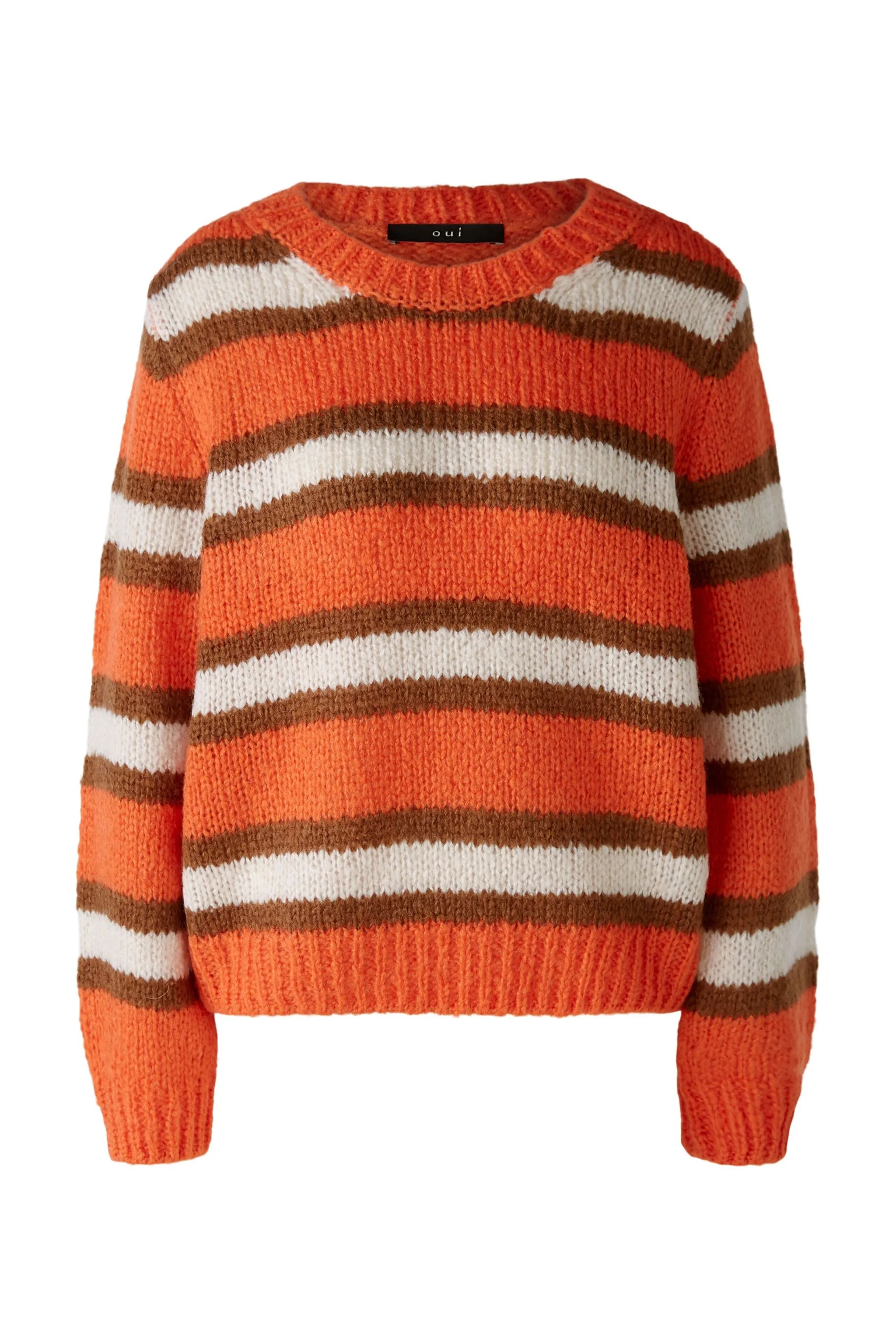 OUI Orange & Brown Sweater