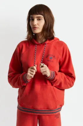 Phys. Ed. Women's Raglan Hood - Racing Red