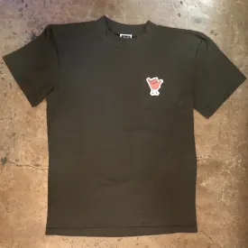 Pique Mock Turtleneck T-Shirt with New Shaka Bird Legs Patch