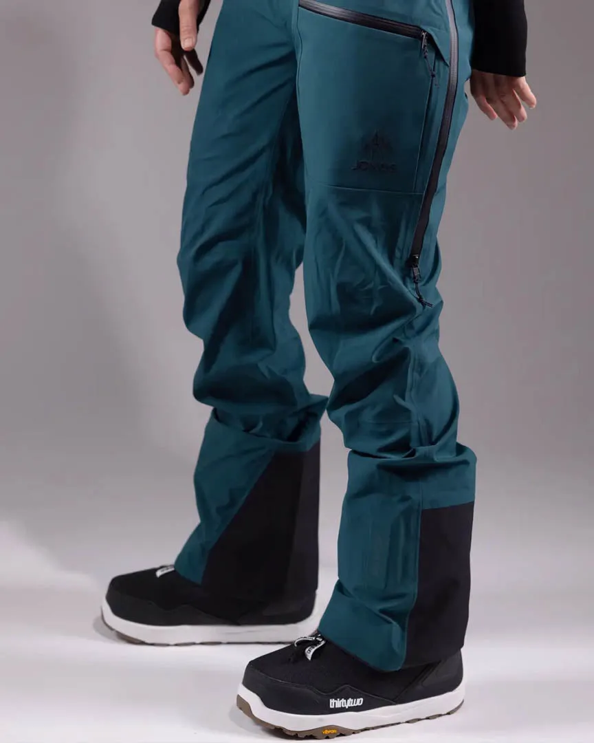 Shralpinist Stretch Recycled Bib Womens Snow Pants - Pacific Teal