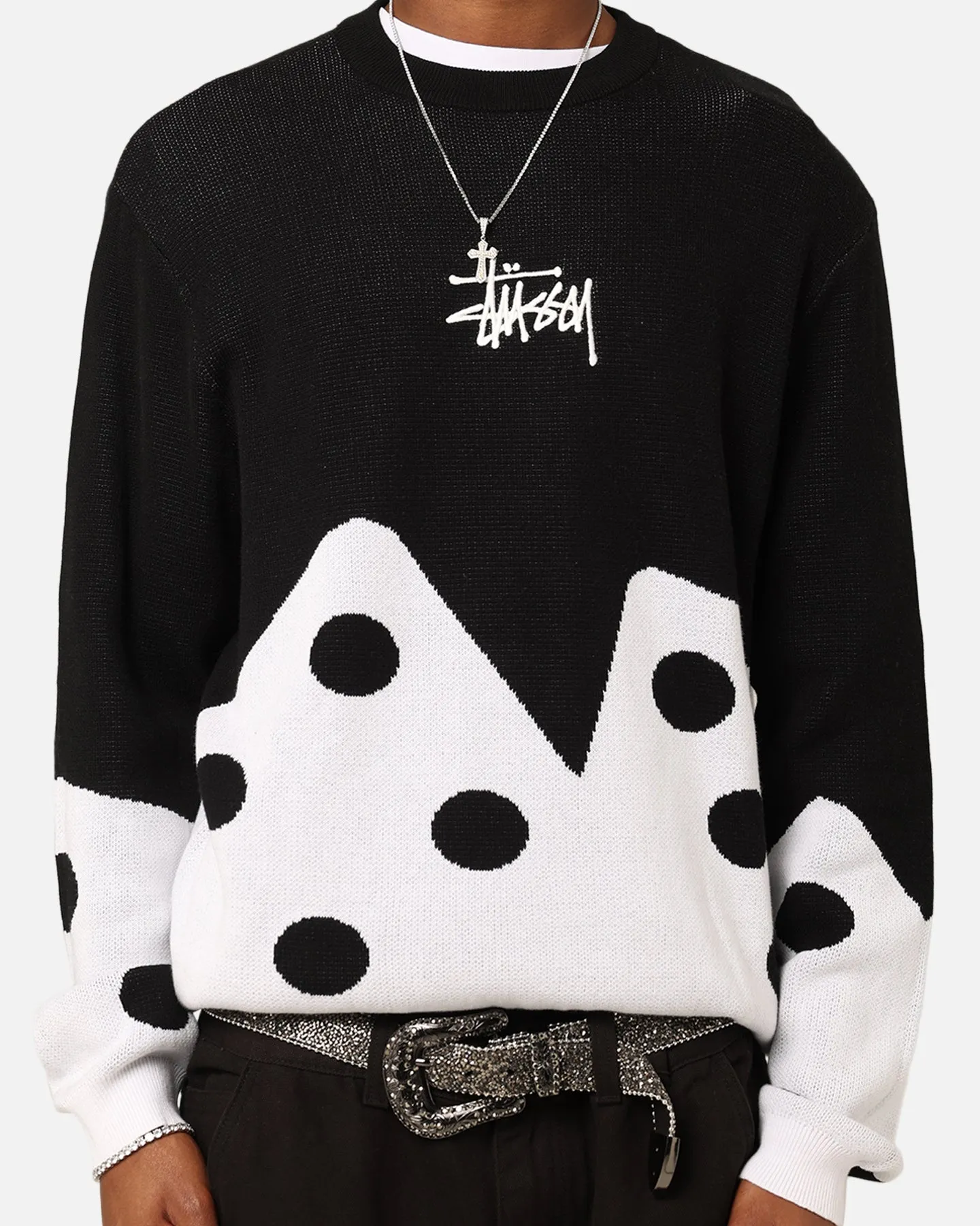 Stüssy Dice Sweater Black