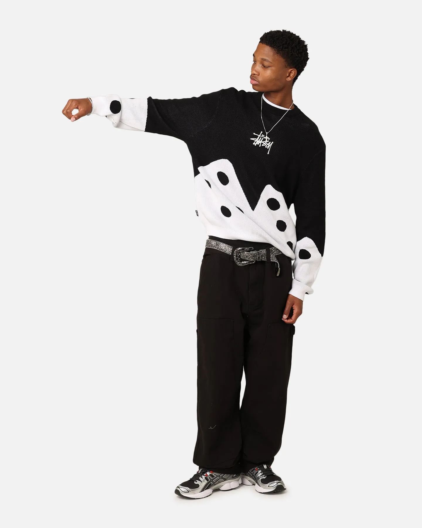 Stüssy Dice Sweater Black